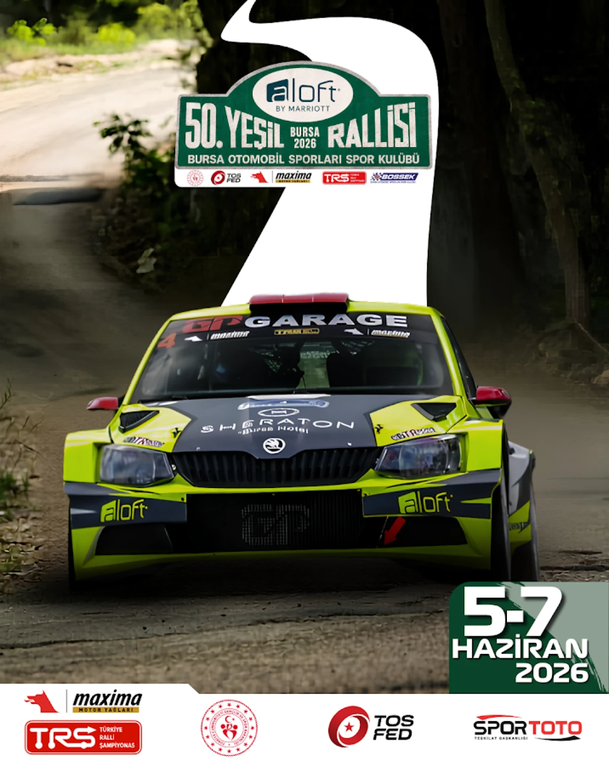 50. Yeşil Bursa Rallisi Heyecanı Başlıyor Yarım Asırlık Efsane Ralli Yeniden Start Alıyor