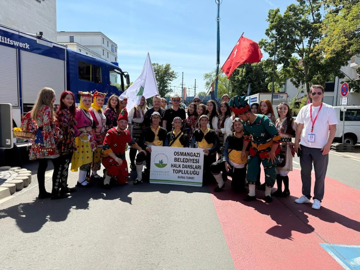 Almanya’daki Hessentag 2025 Festivali’nde Osmangazi rüzgarı