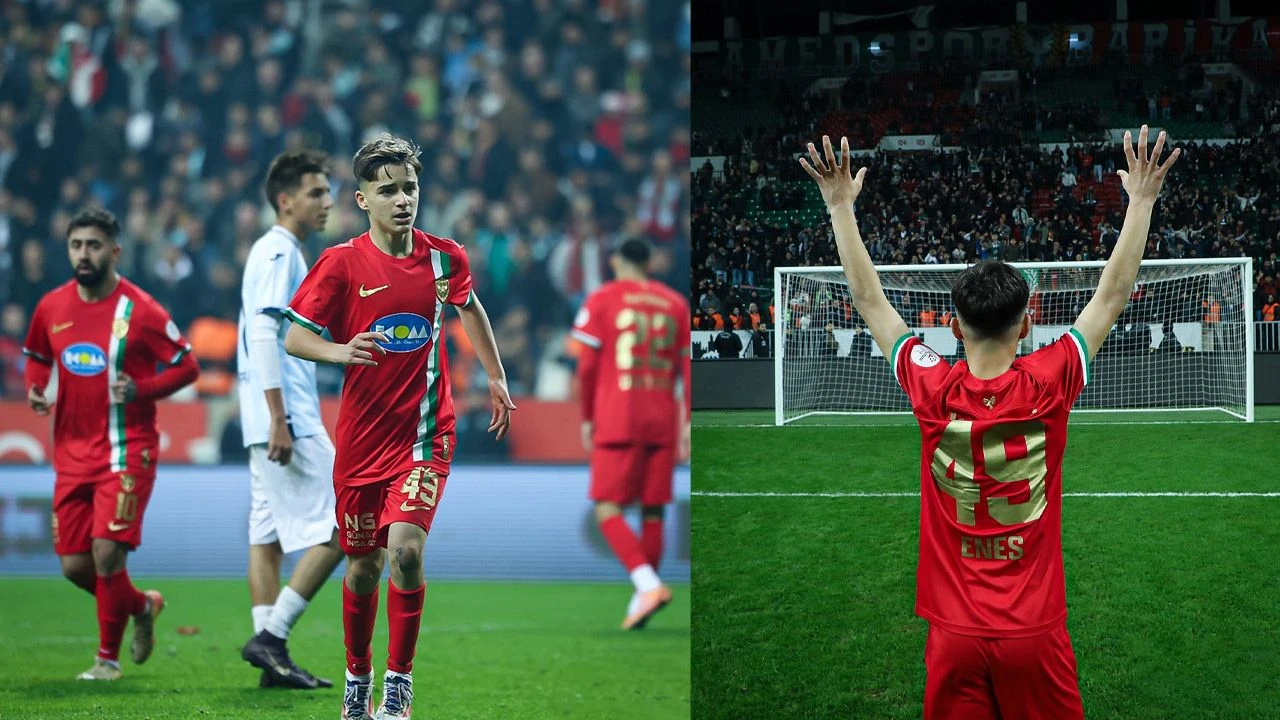 Amedspor&rsquo;un 15 yaşındaki futbolcusu tarih yazdı