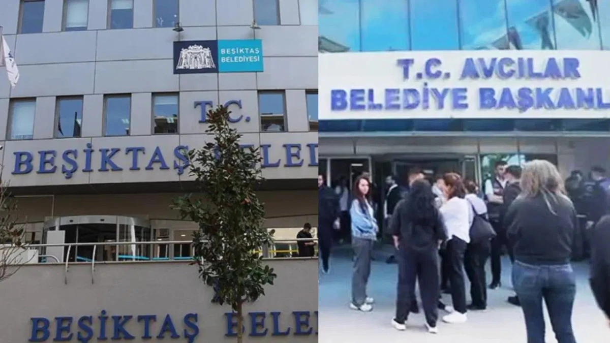 Avcılar ve Beşiktaş belediyelerine operasyon: Çok sayıda gözaltı var!