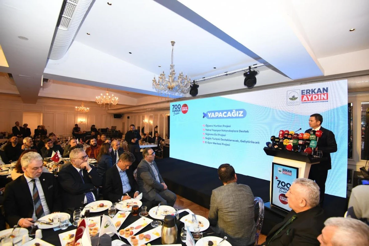 Başkan Aydın:700 G&uuml;nde Vaatlerimizin Yaklaşık Y&uuml;zde 70&rsquo;ini Ger&ccedil;ekleştirdik