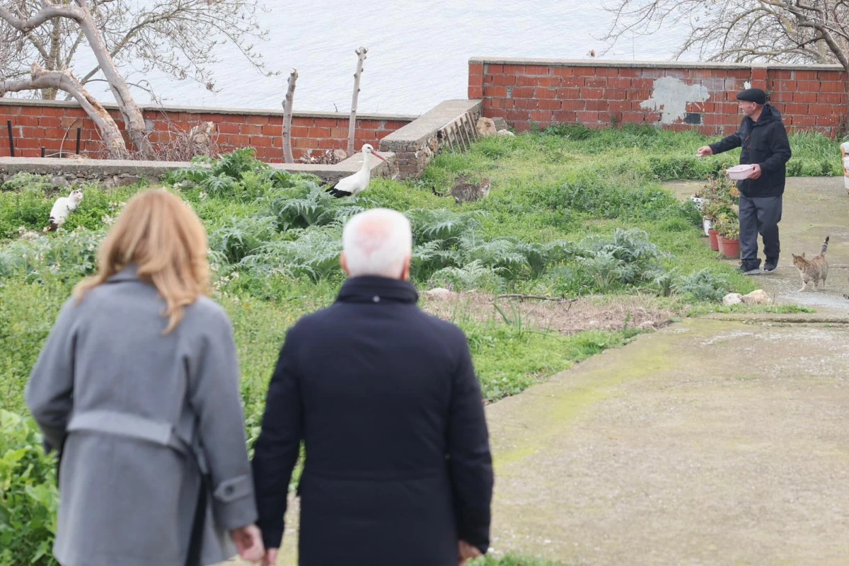Başkan Bozbey&rsquo;den Yaren Leylek ve Adem Amca'ya ziyaret