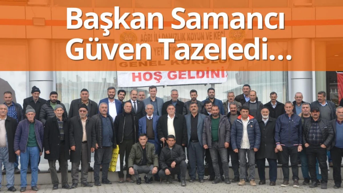 Başkan samancı g&uuml;ven tazeledi