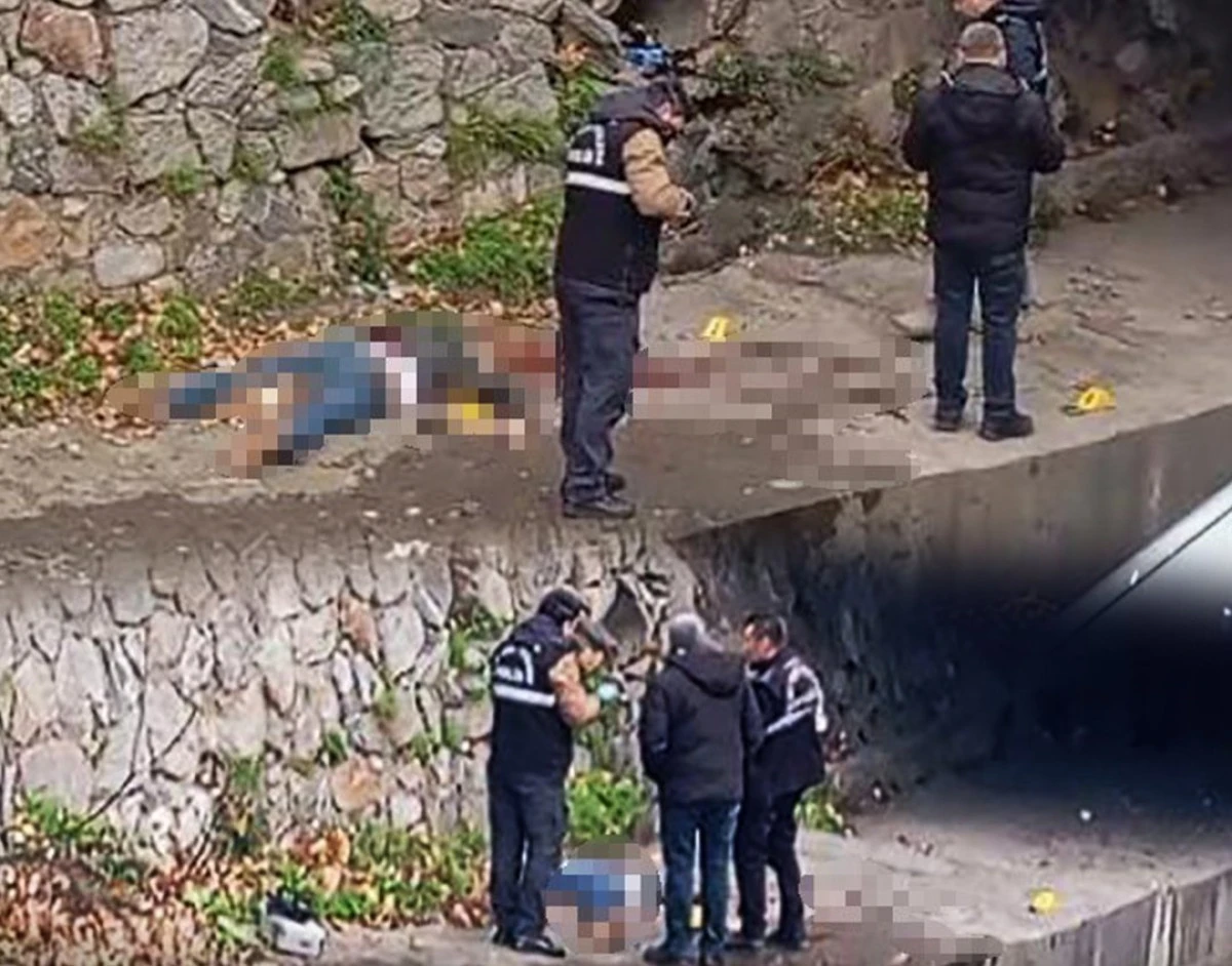 Bursa'da dere kenarında ceset bulundu