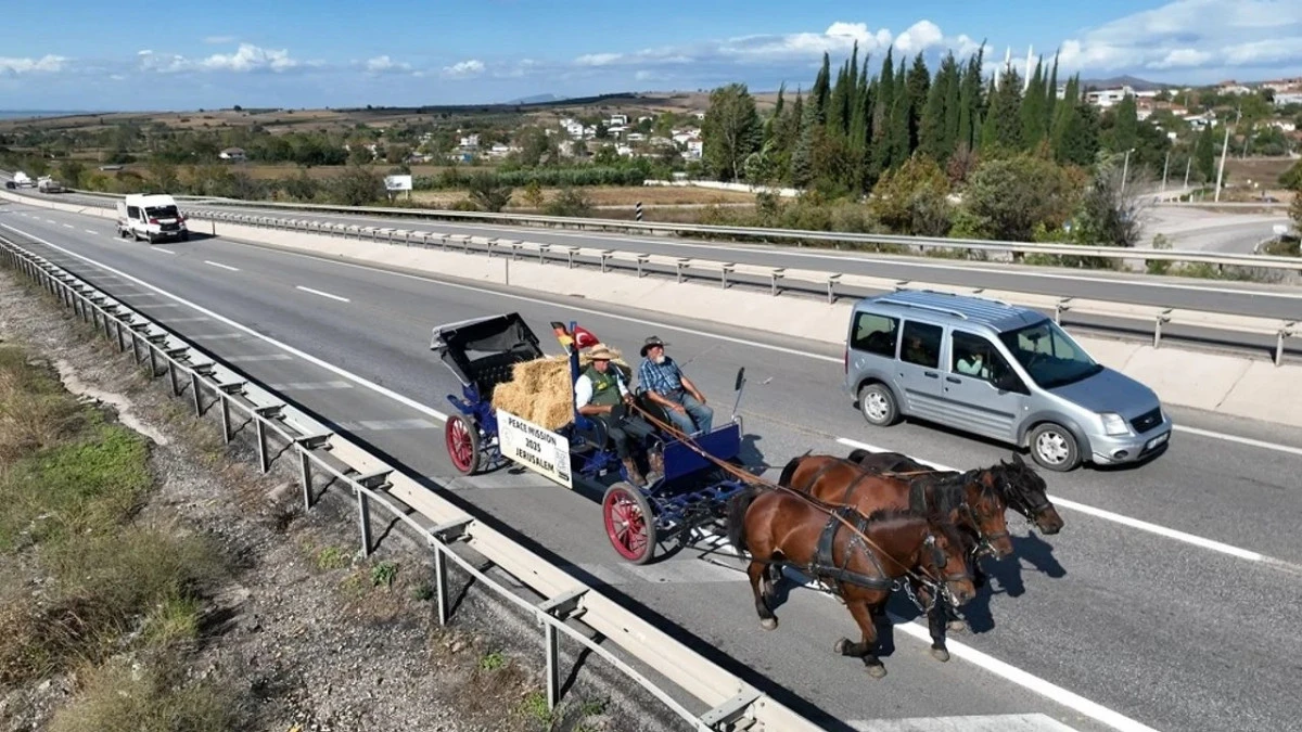  Bursa'da mola verdi. dünyaya barış mesajı vermek istiyor