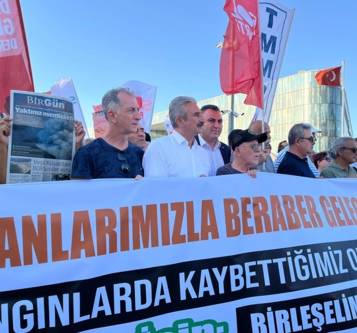 Bursa'da orman yangınlarına karşı eylem