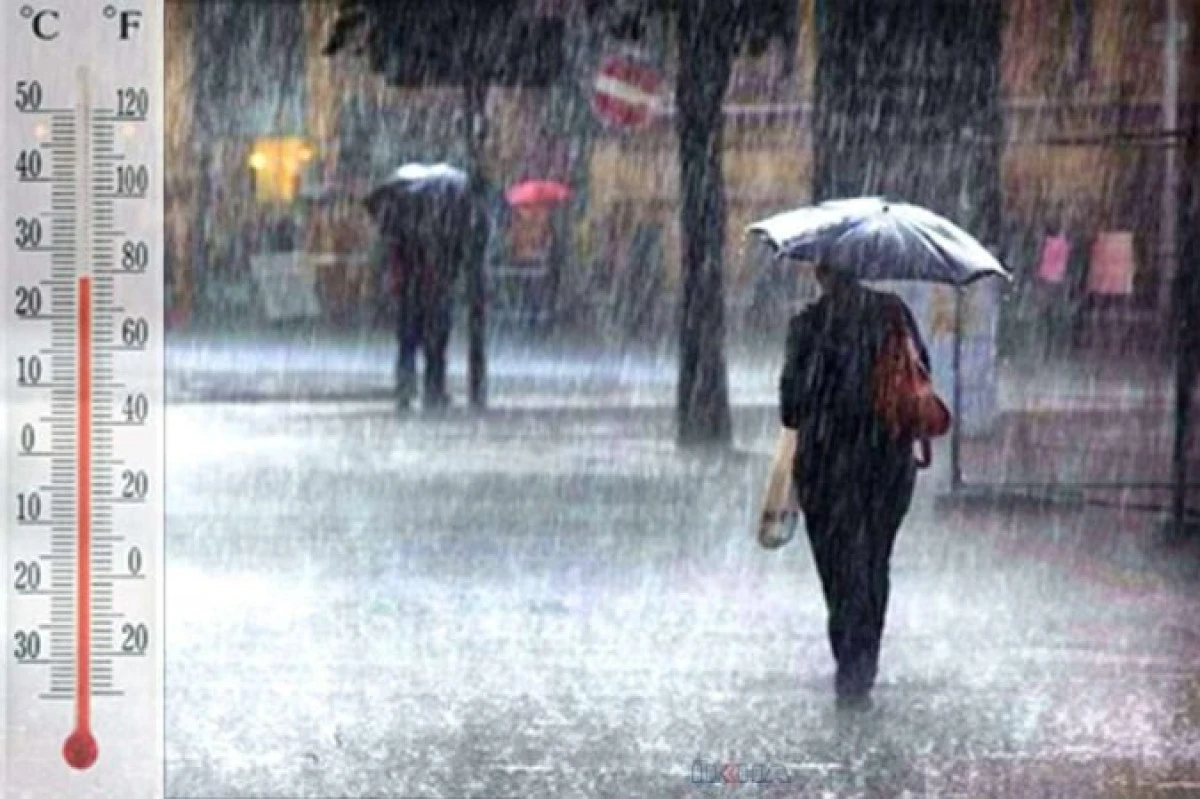 Bursa'da R&uuml;zgarla Sağnak yağış g&uuml;n&uuml;n ilk saati ile başladı