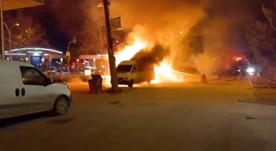 Bursa'da yangın paniği