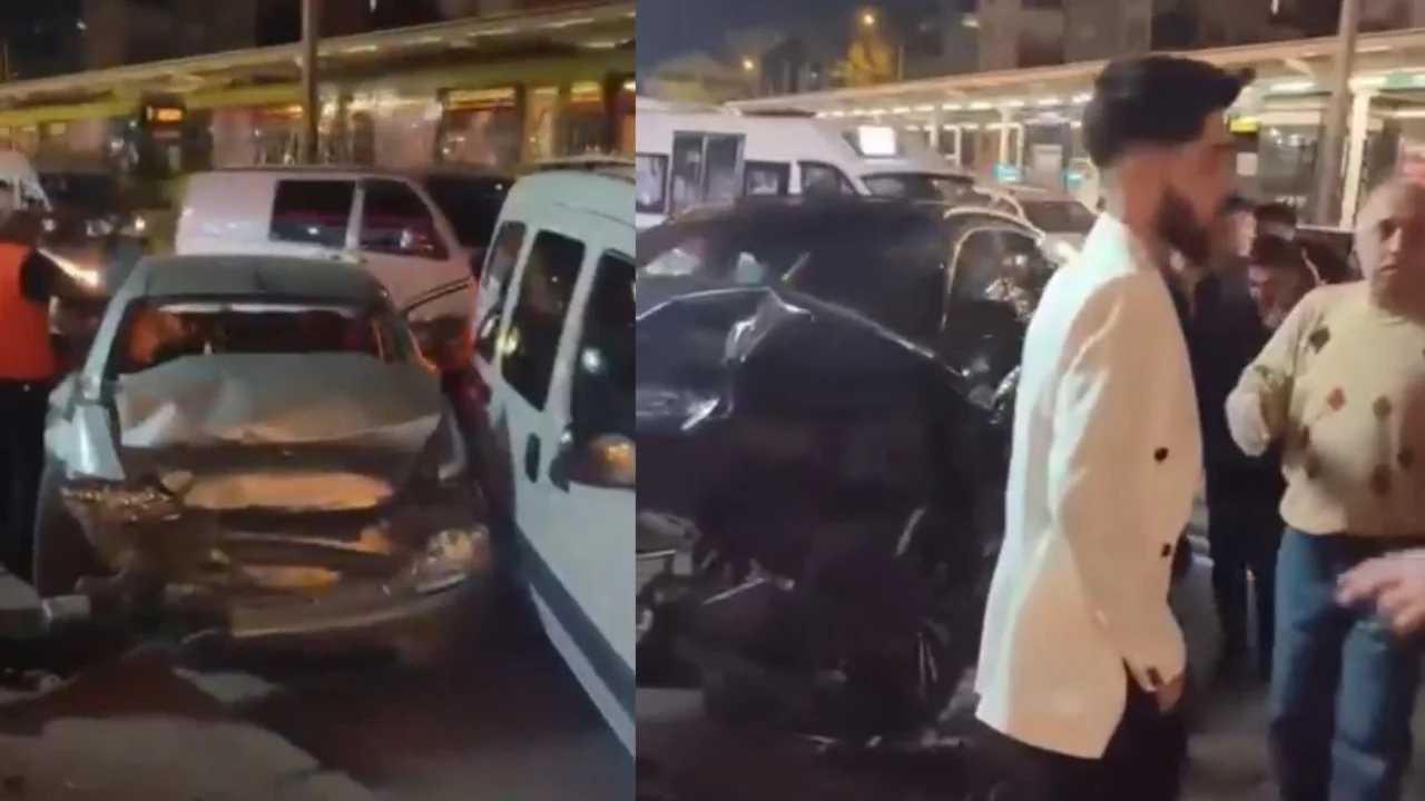 Bursa'da zincirleme kaza