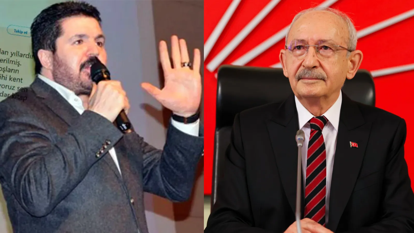 Cami avlusunda Kılı&ccedil;daroğlu ile AKP'li Sayan arasında dikkat &ccedil;eken diyalog