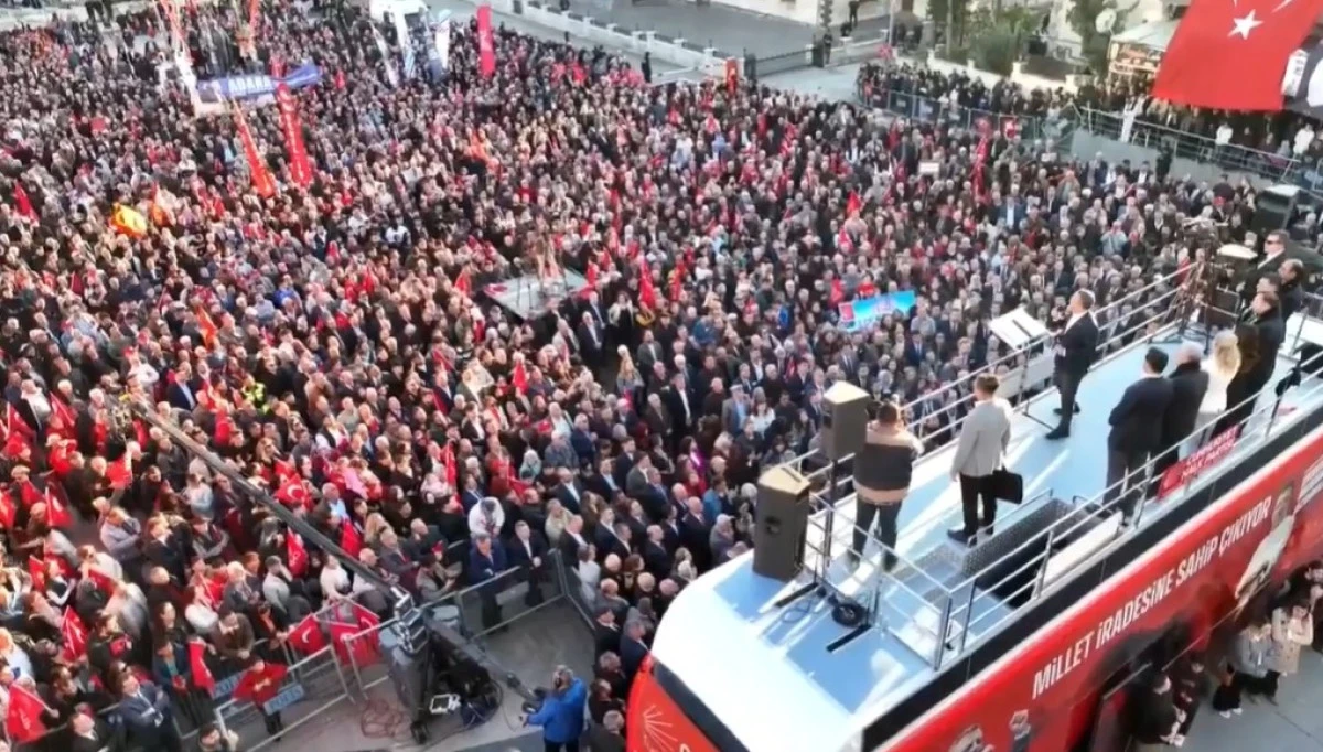 CHP 8 ayda 70'inci kez meydanlarda: Kilis'te