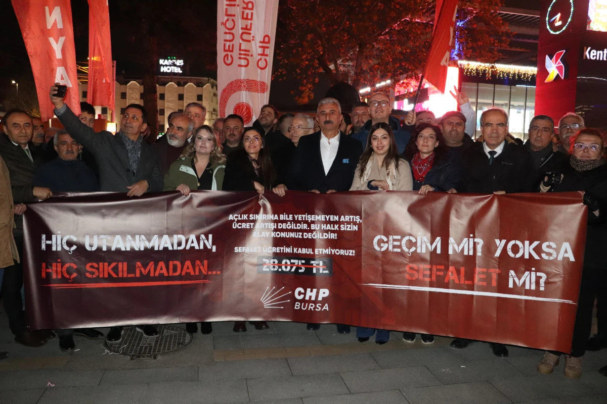 CHP Bursa İl Başkanı Nihat Yeşiltaş&rsquo;tan asgari &uuml;cret tepkisi: "Ge&ccedil;im yoksa se&ccedil;im vardır"