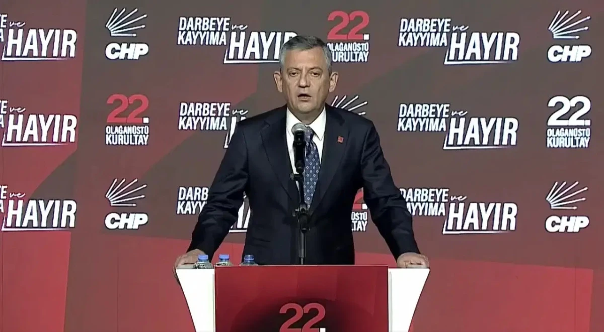 CHP'nin 22. Olağanüstü Kurultayı başladı: Özgür Özel tek aday! 