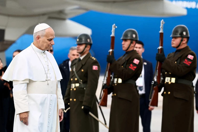 Cumhurbaşkanı Erdoğan'ın Davetiyle Papa 14. Leo Ankara'ya geldi