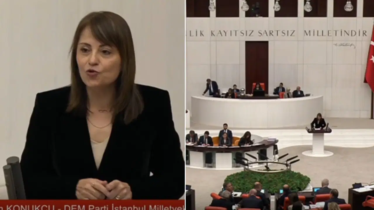 Dem Partili Konukcu: Milletin derdini &ccedil;&ouml;zmediğiniz gibi buradan &ccedil;en, &ccedil;en, &ccedil;en!