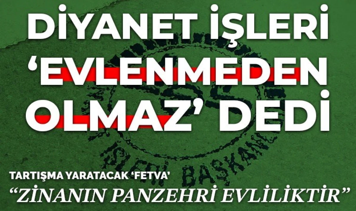 Diyanet Cuma hutbesinde flörte el attı