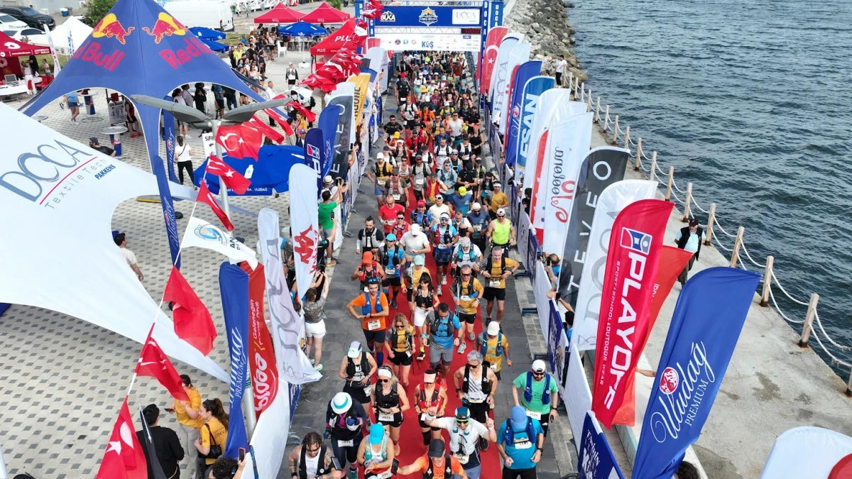 DOCA TİRİLYE ULTRA KOŞUSU MUDANYA&rsquo;DA REKOR KATILIMLA GER&Ccedil;EKLEŞTİ