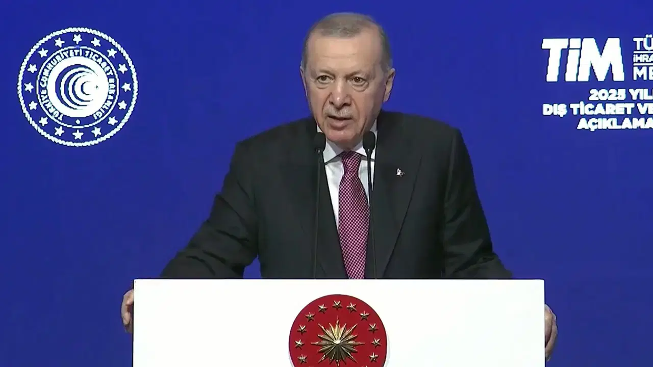 Erdoğan TİM zirvesinde konuştu, Venezuela'ya y&ouml;nelik saldırıya sessiz kaldı