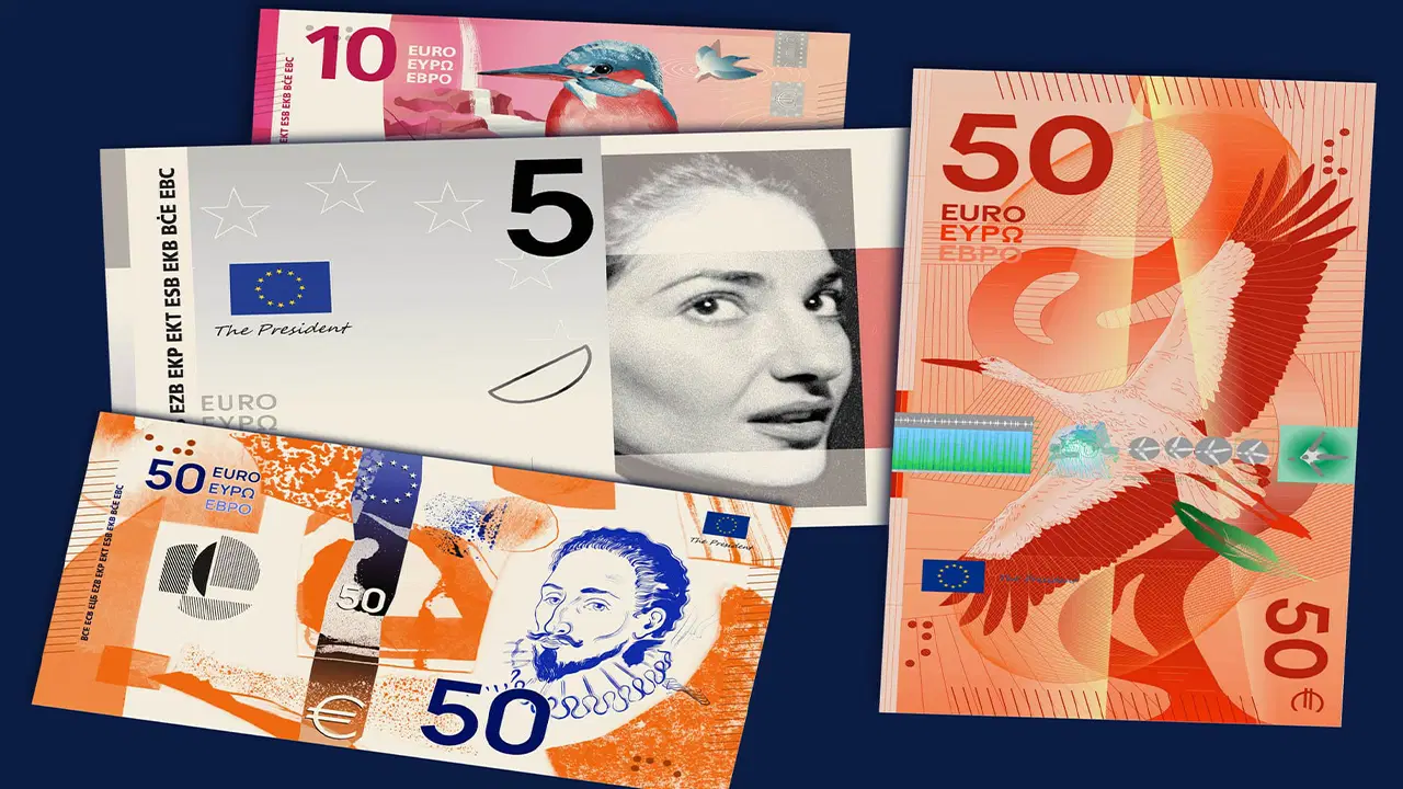 Euro banknotları baştan aşağı yenileniyor