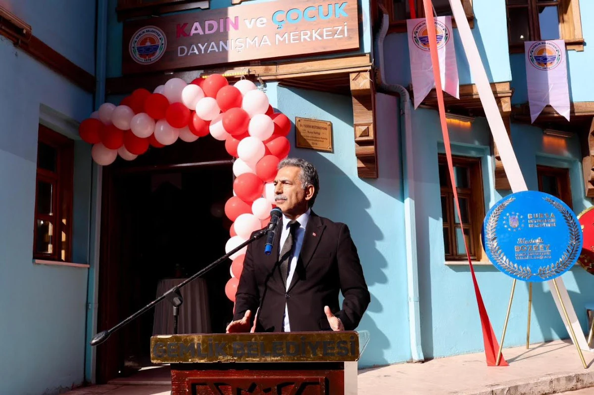 Gemlik'te Kadın ve Çocukların Yeni Merkezi