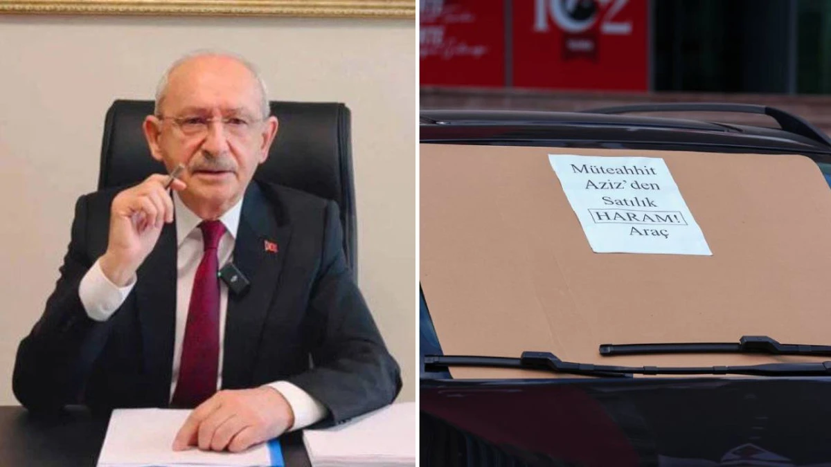 Haram ara&ccedil; diye Sergilenen makam aracını Kılı&ccedil;daroğlu kullanmış