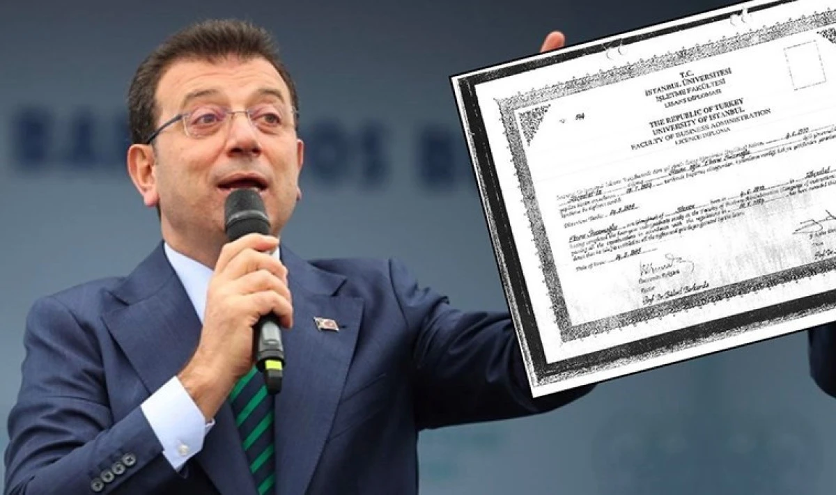 İBB Başkanı Ekrem İmamoğlu'nun diploması veri tabanından silindi!