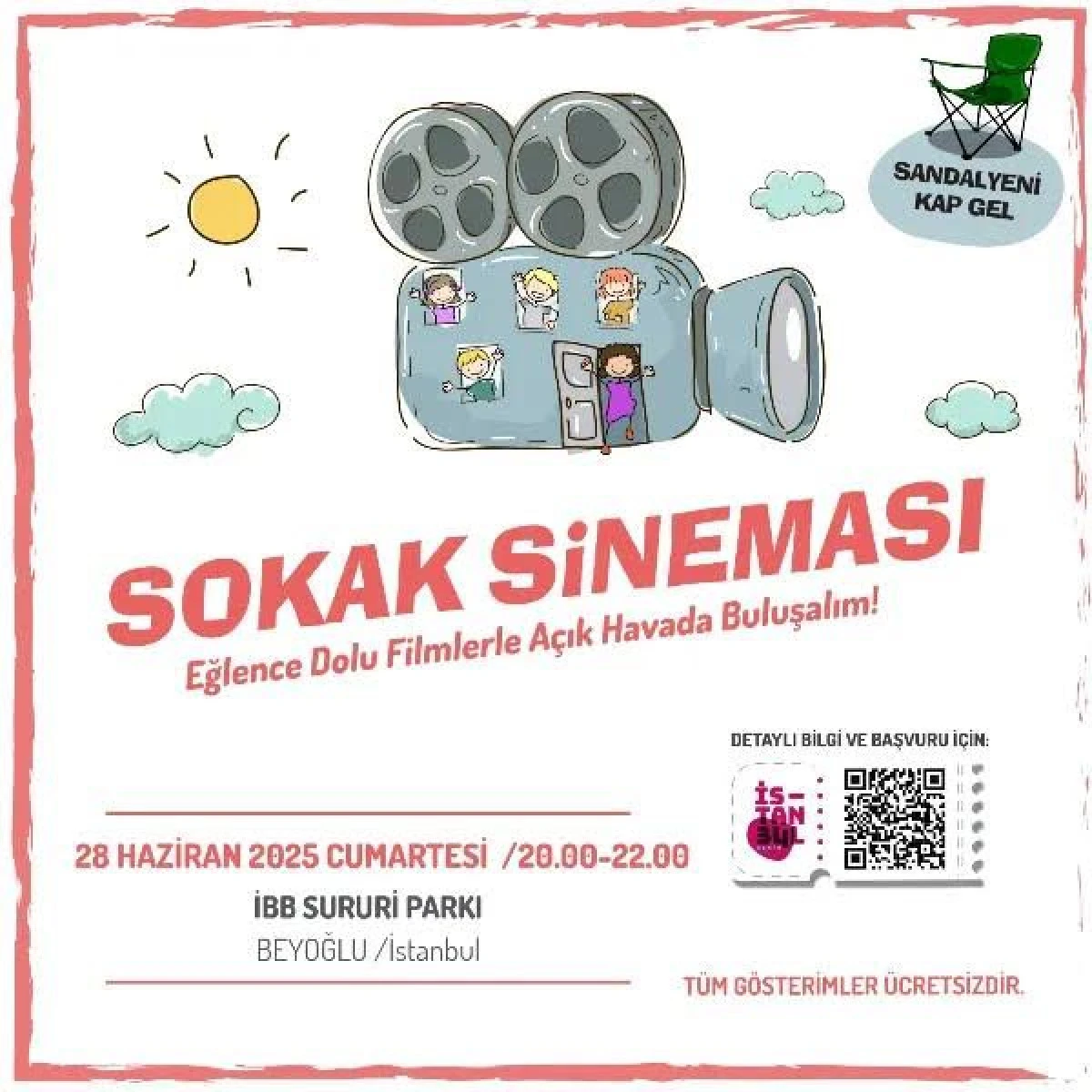 İBB’DEN ÇOCUKLARA AÇIK HAVA SİNEMASI