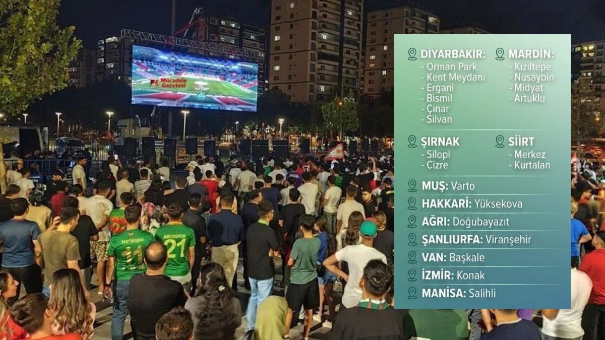 Iğdır FK Amedspor Ma&ccedil;ı İ&ccedil;in &ldquo;Dev Ekran&rdquo; Kurulacak Şehirler A&ccedil;ıklandı