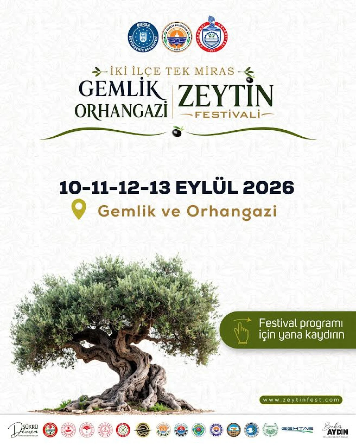 İki İl&ccedil;e, Tek Miras: Gemlik-Orhangazi Zeytin Festivali Başlıyor