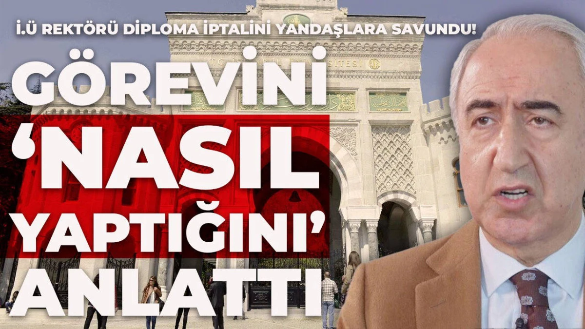 İmamoğlu'nun diplomasının iptalini böyle savundu