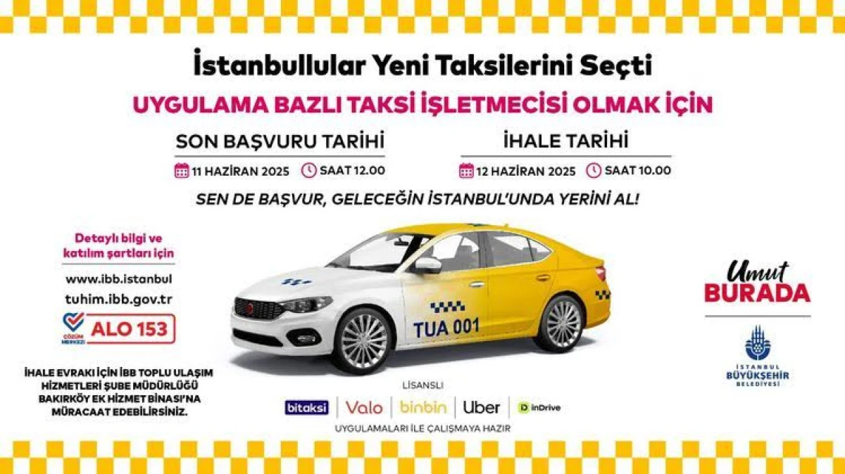 İSTANBUL’A KONFORLU VE GÜVENLİ TAKSİ HİZMETİ GELİYOR