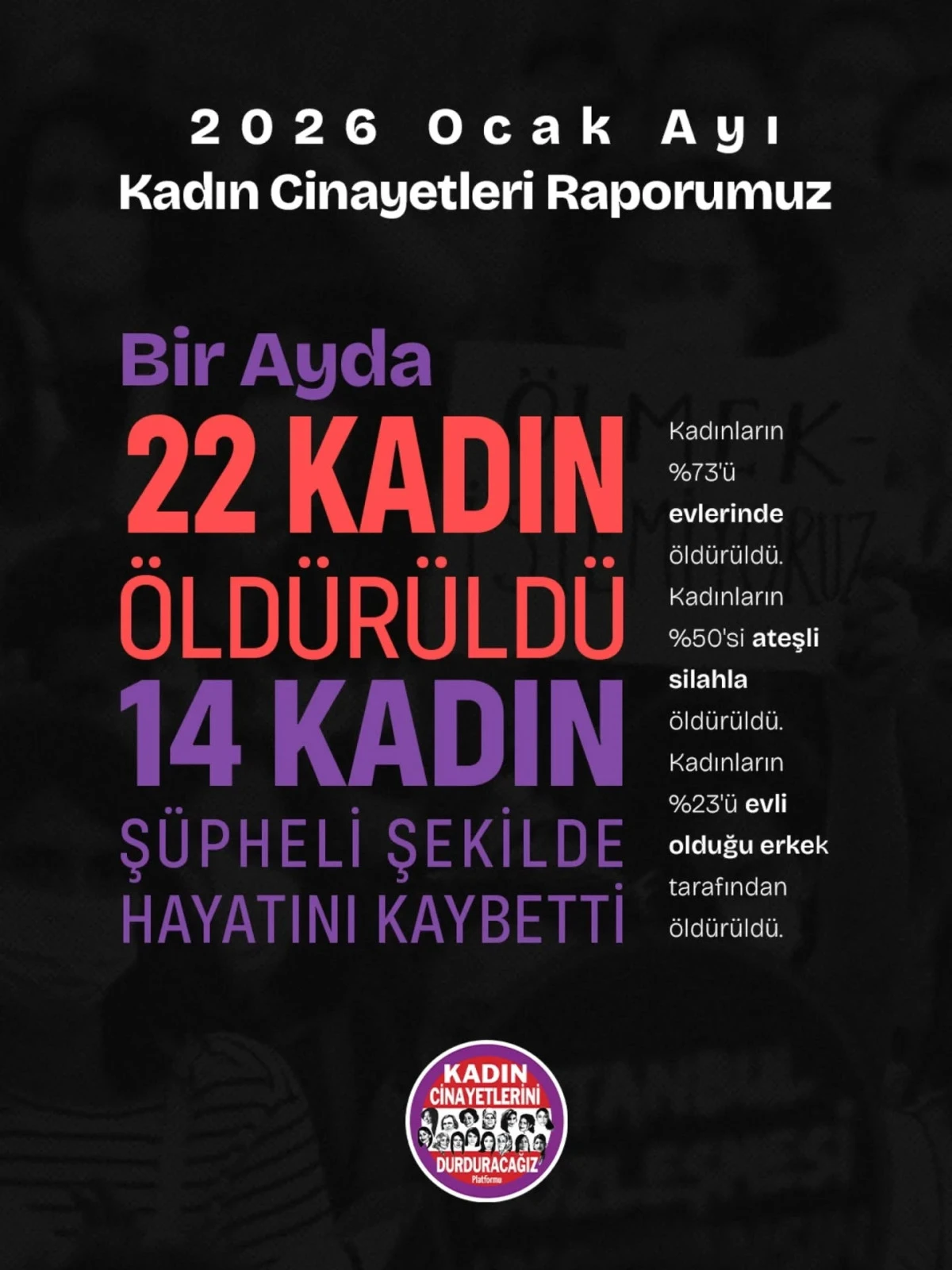Kadın cinayetlerinde cezasızlık tablosu: Bir ayda 22 kadın hayatını kaybetti