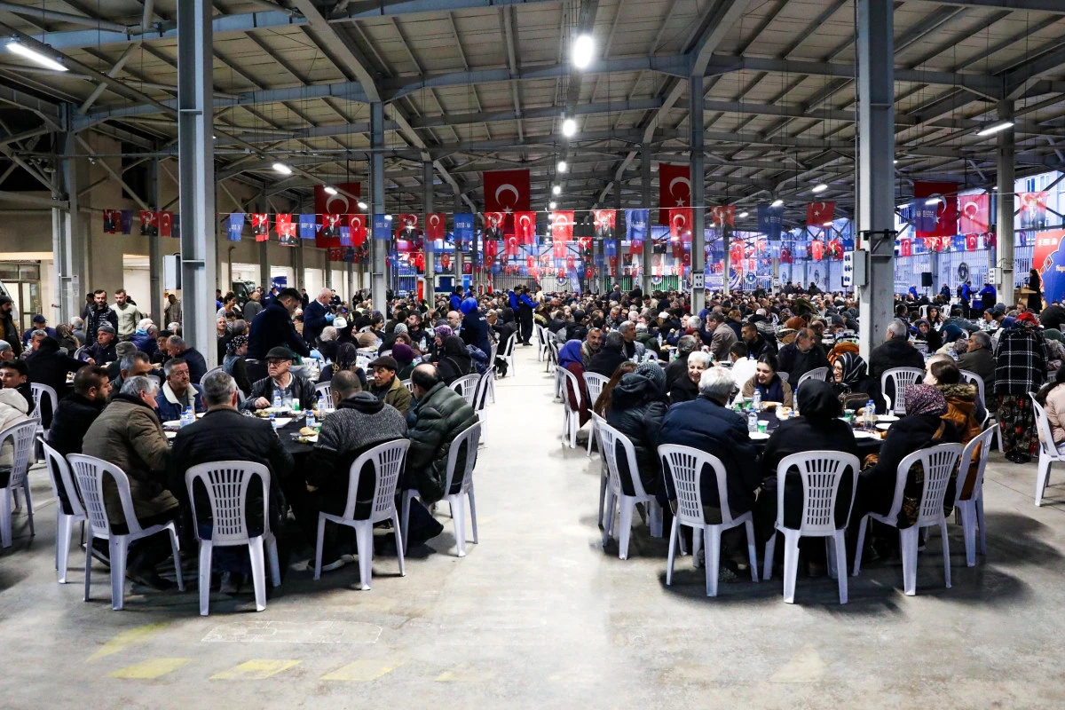 Kardeşlik sofrası Yenişehir'de kuruldu