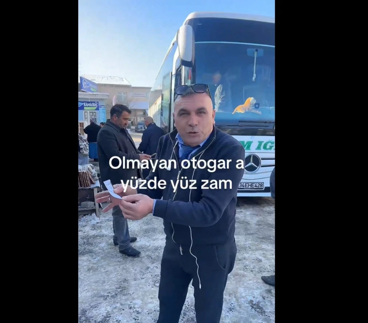 Kars Kağızman&rsquo;da olmayan otogara y&uuml;zde 100 zam yapıldı