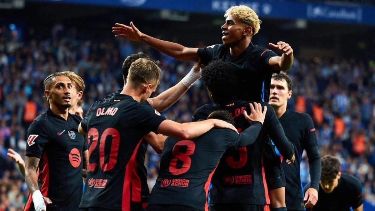 LaLiga'da Barcelona şampiyonluğunu ilan etti.