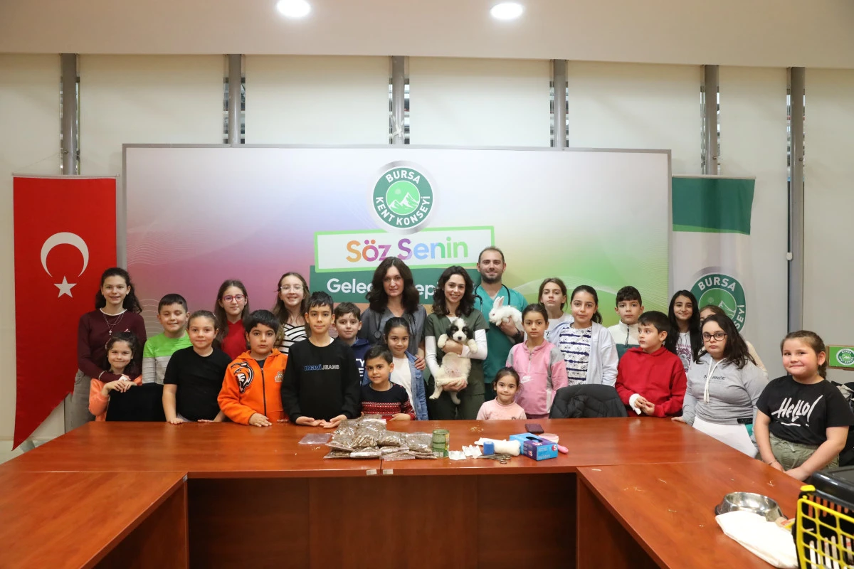 Minik veterinerler görev başında