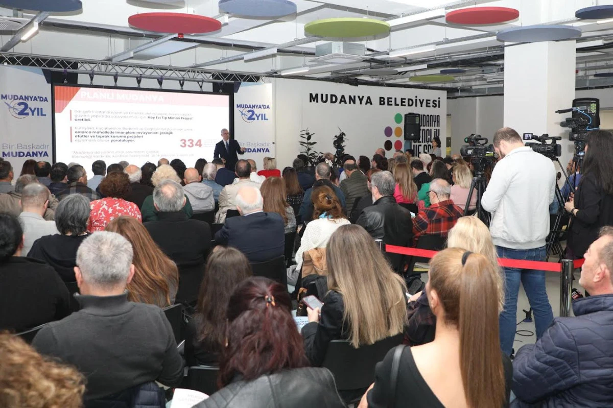 MUDANYA&rsquo;DA İKİ YILDA B&Uuml;Y&Uuml;K D&Ouml;N&Uuml;Ş&Uuml;M