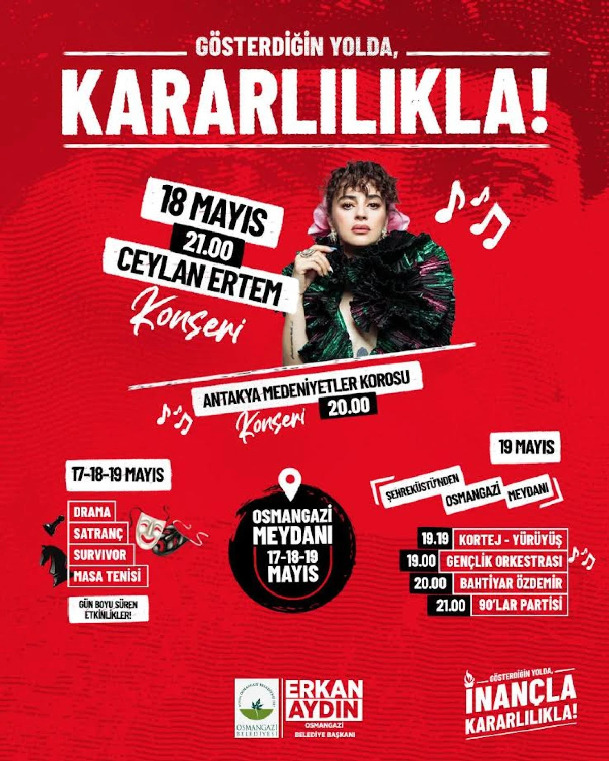 Osmangazi 19 Mayıs coşkusuna hazır