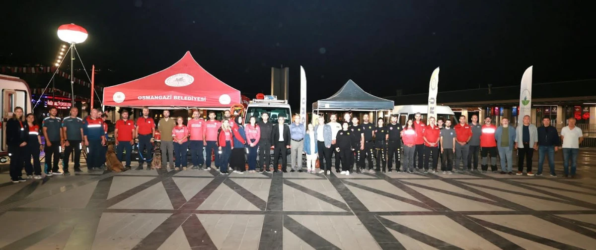 Osmangazi Belediyesi Marmara Depremini Unutmadı