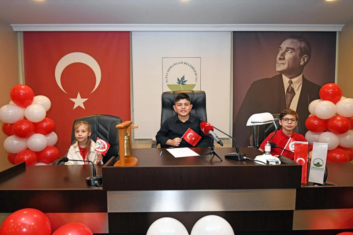 Osmangazi &Ccedil;ocuk Meclisi İstedi, Başkan Aydın Yerine Getirdi