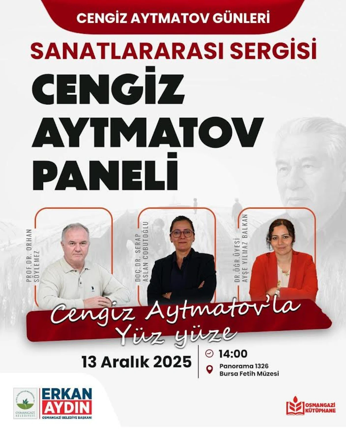 Osmangazi’de Cengiz Aytmatov Günleri Başlıyor