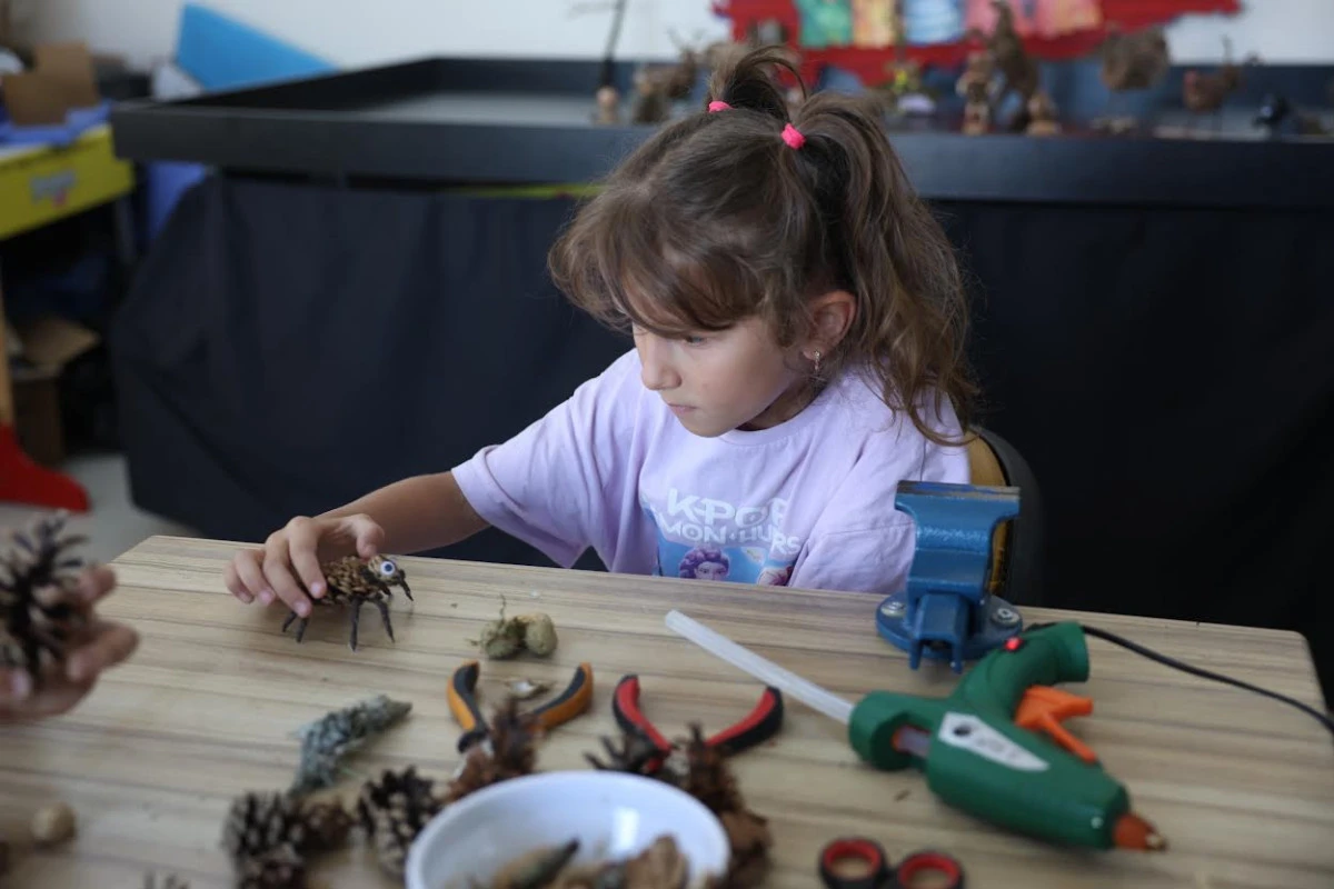 Osmangazi&rsquo;de &Ccedil;ocuklar Doğayı Sanata İşliyor