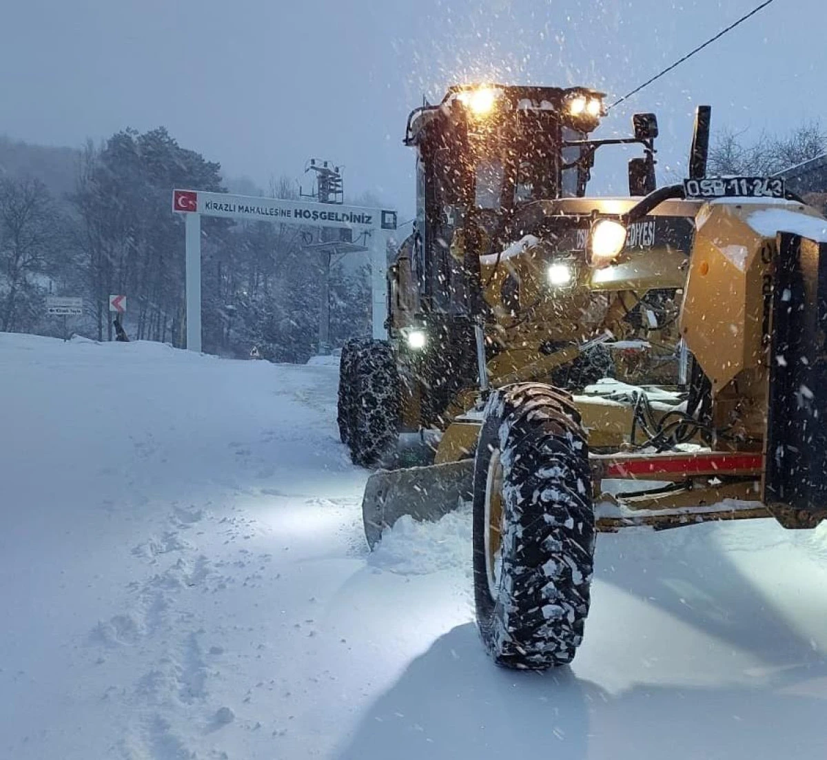 Osmangazi&rsquo;de Kar Yağışına Hızlı ve Etkin M&uuml;dahale