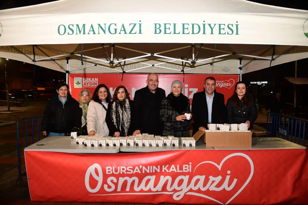 Osmangazi&rsquo;de Mira&ccedil; Kandili Bereketi Vatandaşlarla Paylaşıldı