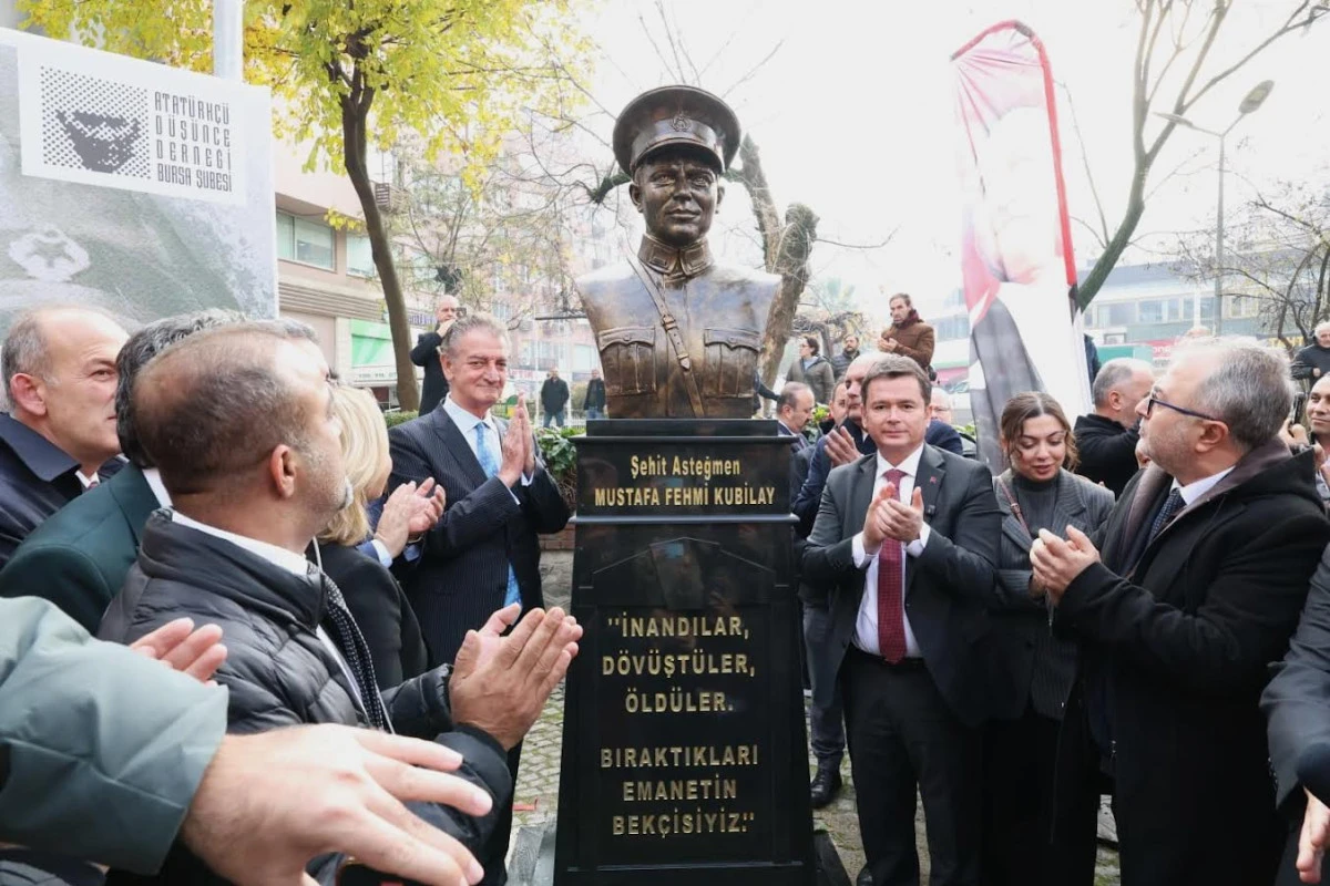 Osmangazi&rsquo;de Şehit Kubilay Anıtı A&ccedil;ıldı