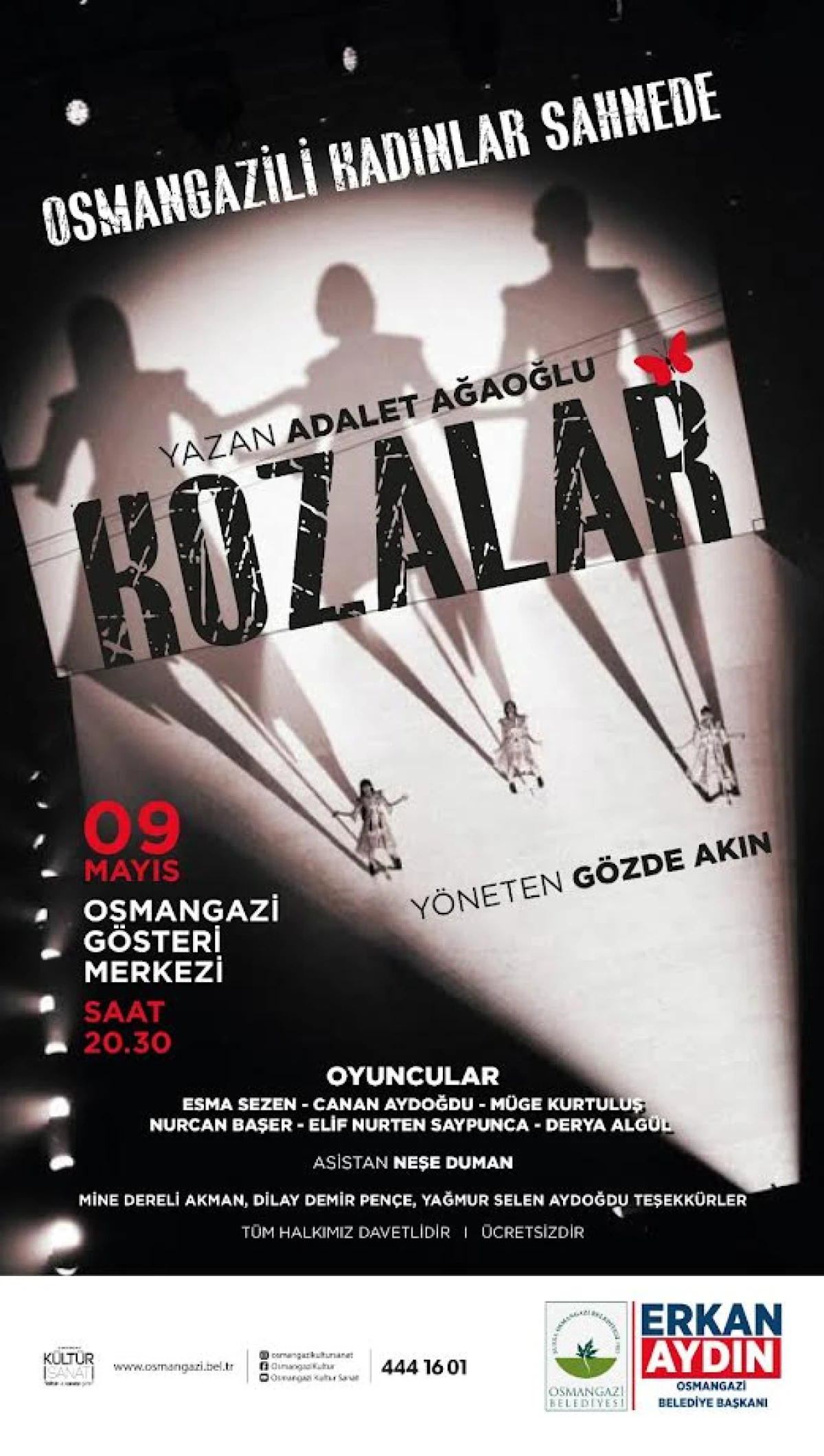 Osmangazili kadınlar tiyatro sahnesinde
