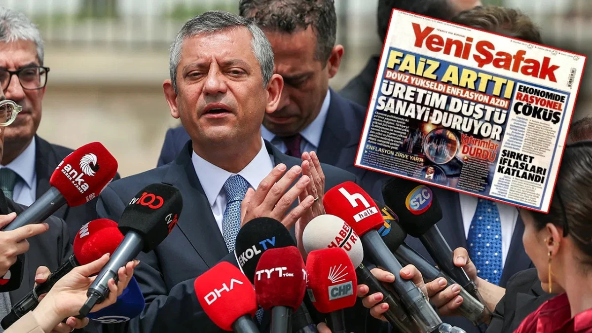 Özgür Özel'den, Yeni Şafak'a: 'Mehmet Şimşek'e odunla vurmuşlar!'