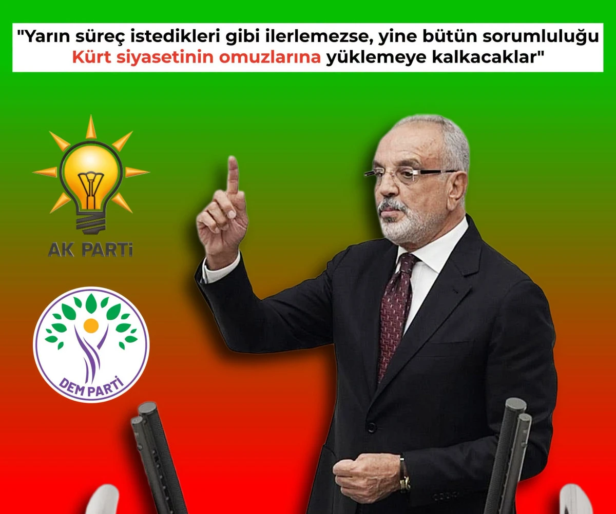 Sırrı Sakık'tan S&uuml;re&ccedil; Uyarısı: K&uuml;rt Siyasetini G&uuml;nah Ke&ccedil;isi İlan Etmeye &Ccedil;alışacaklar