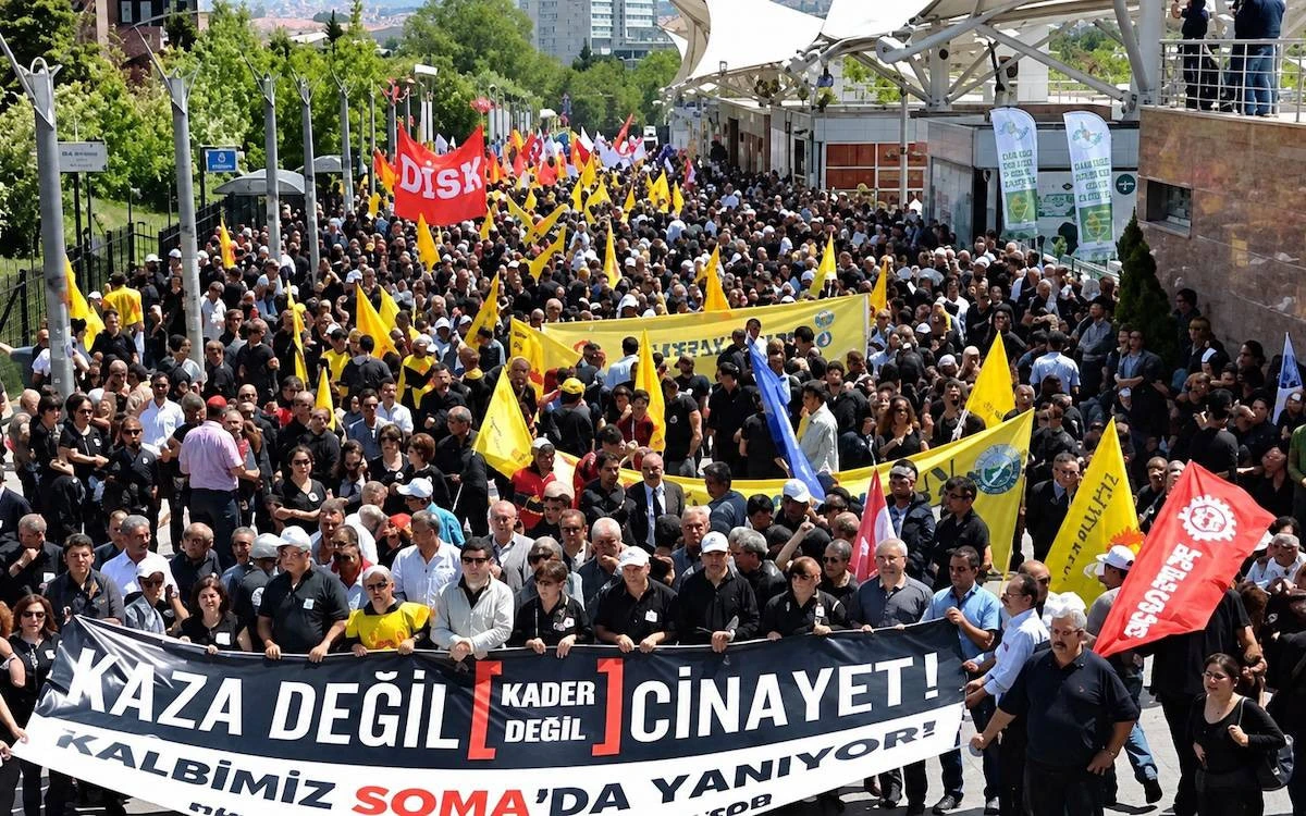 Soma maden cinayetinin ardından ortak talep